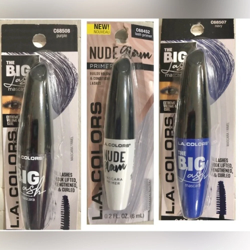 3piece Mascara‎ & lash primer bundle - purple, navy and lash primer new